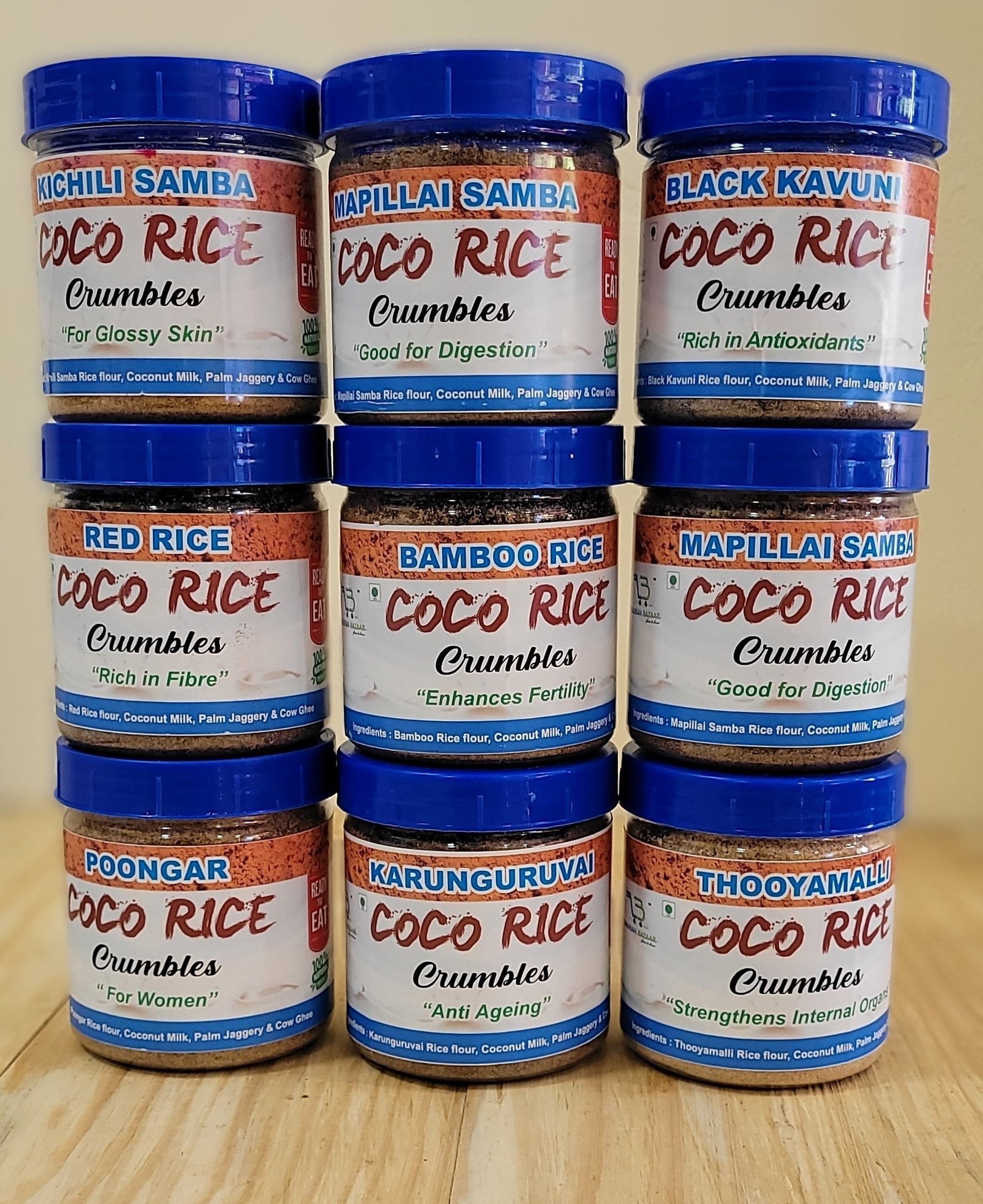 Black Kavuni -Coco Rice Crumbles | கருப்பு கவுனி ஓட்டு மாவு - Image 3